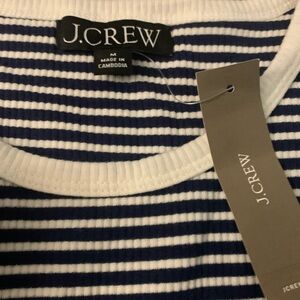 JCrew striped ribbed shirt